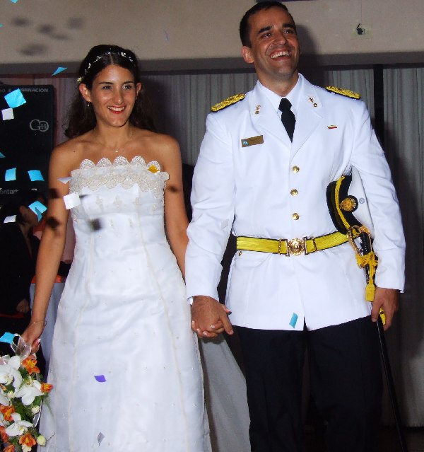 Foto de novios en boda